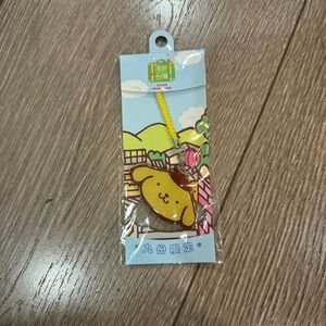 Sanrio Pompompurin Phone Charm Yellow Accessory Unisex OS